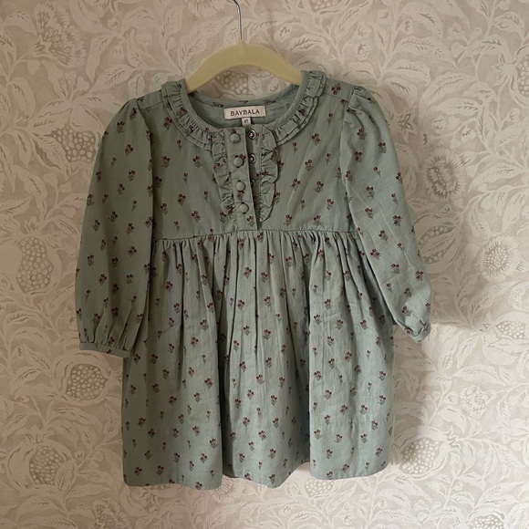 Baybala Ashley Dress in Tiny Tulip 2T EUC - Picture 2 of 4